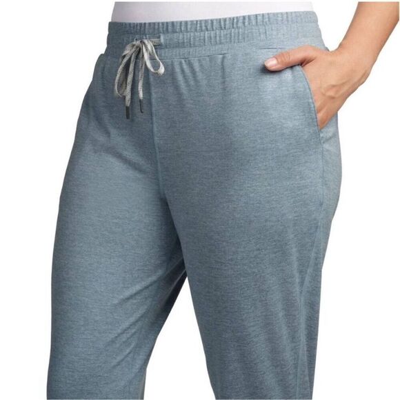 KIRKLAND SIGNATURE Joggers Women’s Lightweight XL Light Blue Pockets Stretch NWT - Picture 1 of 14